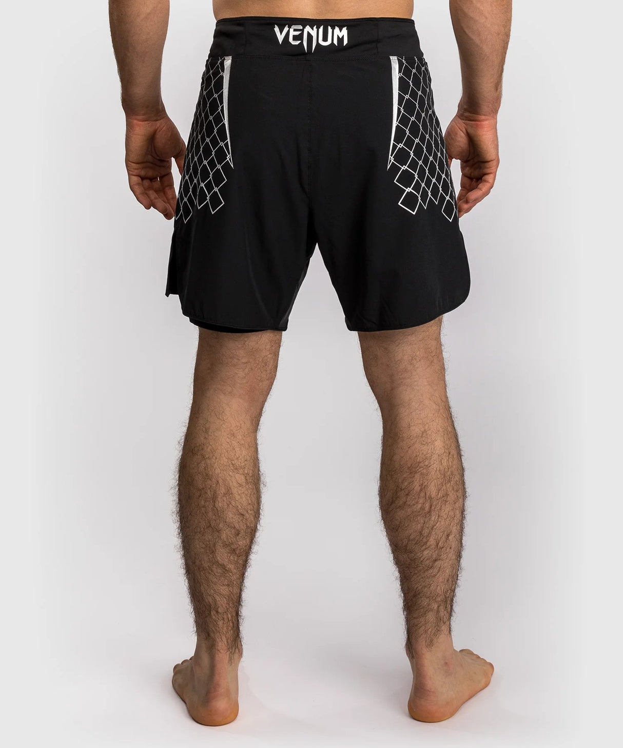 Venum šortky x WOW FC – černá/stříbrná, VENUM-05922-001