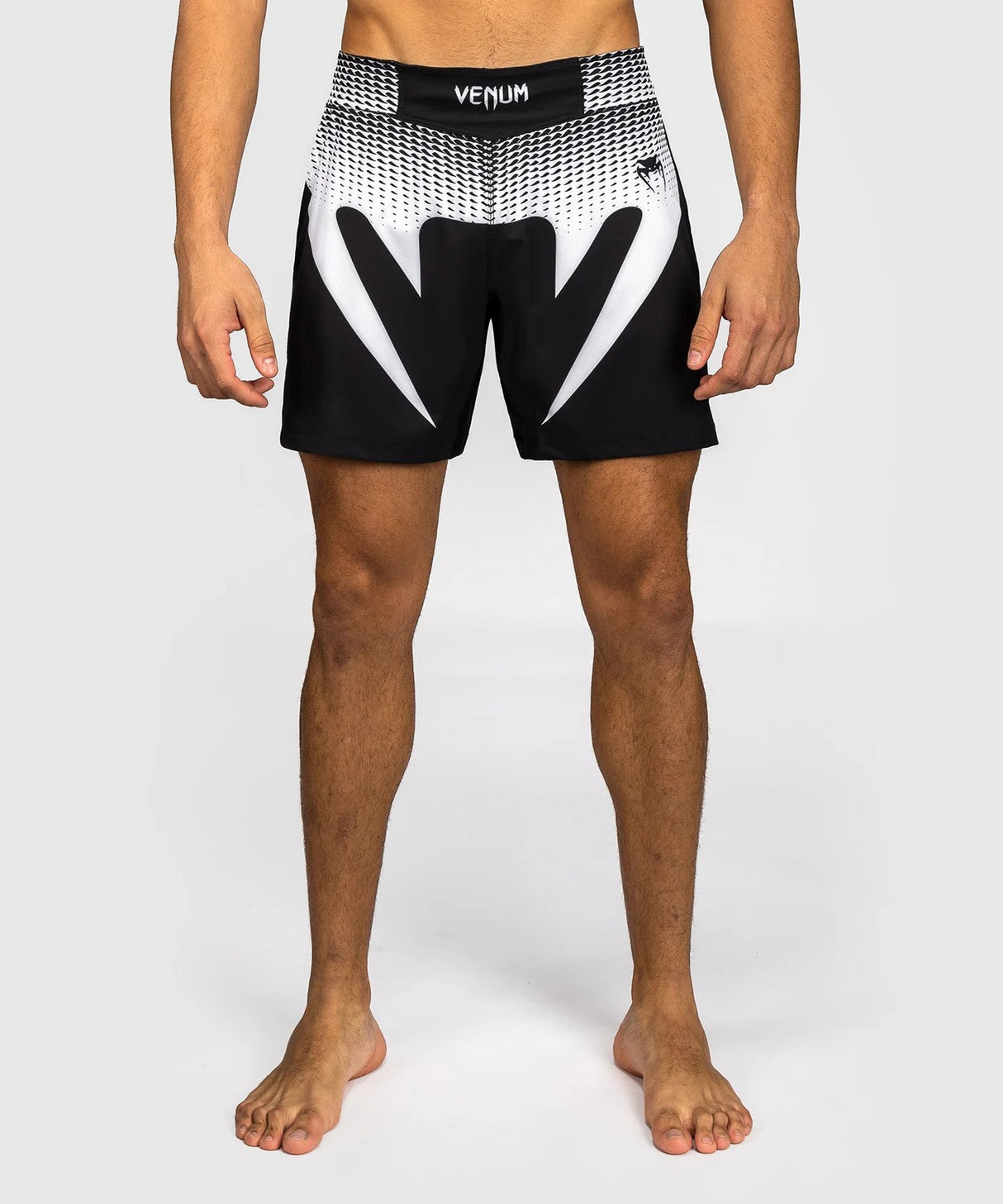 Fight šortky Venum No Gi IBJJF Approved - černá/bílá, VENUM-05917-108