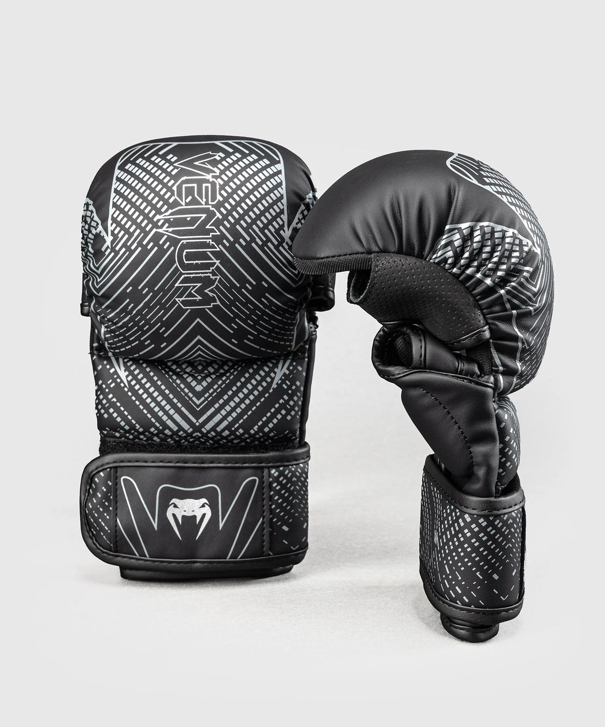 Venum Midnight Fury mma rukavice - černá/šedá/stříbrná, VENUM-06163-690