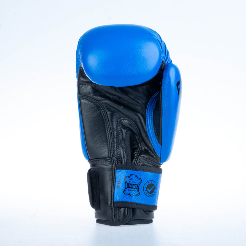 Boxerské rukavice Fighter Round - modrá, 1376-RNDXB