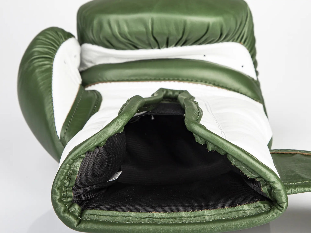 Paffen Sport „PRO KLETT“ Tréninkové boxerské rukavice - olivová/bílá, 2113560