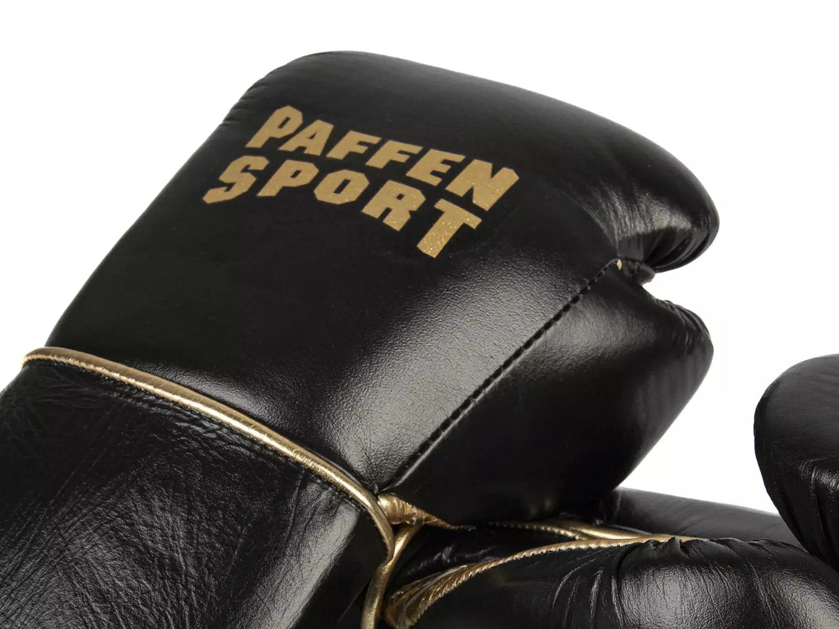 Paffen Sport PRO WIDE boxerské rukavice - černá/zlatá, 2118760