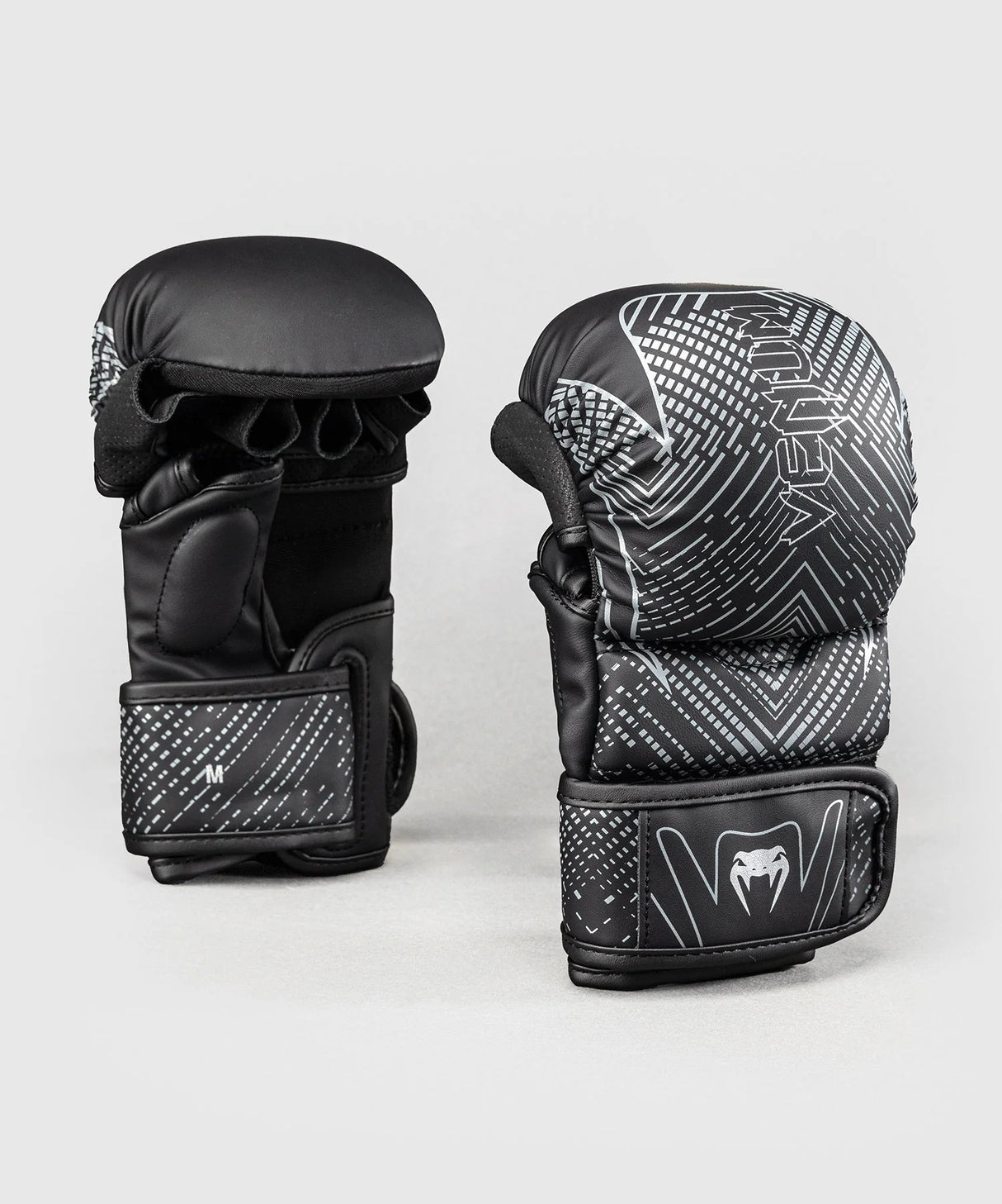 Venum Midnight Fury mma rukavice - černá/šedá/stříbrná, VENUM-06163-690