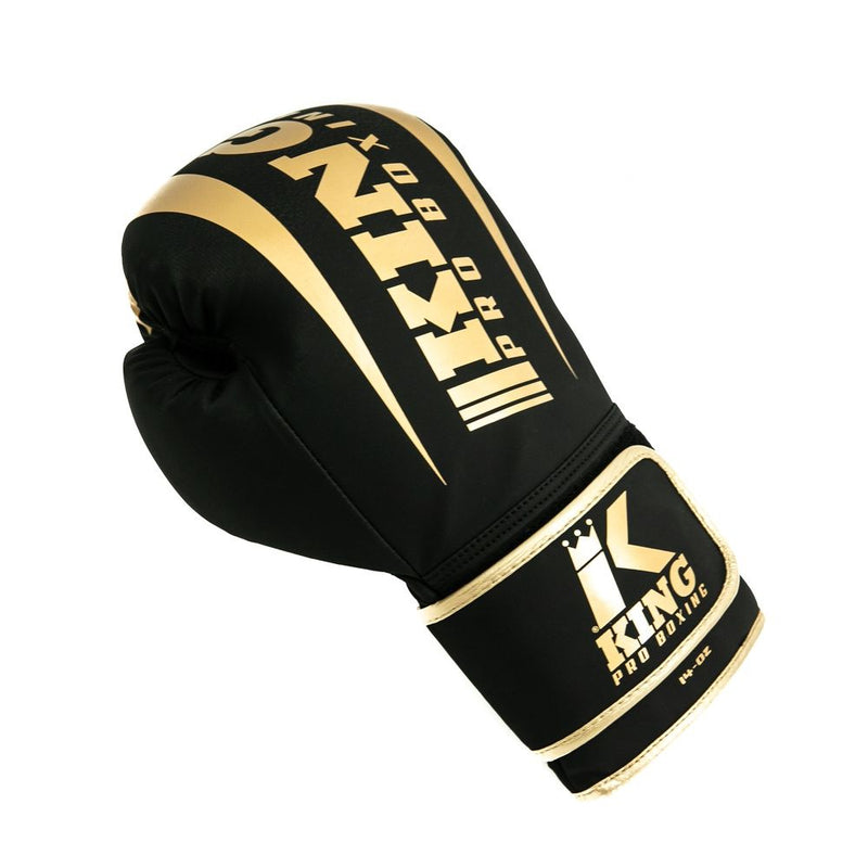 King Pro Boxing boxerské rukavice Revo 6 - černá/zlatá