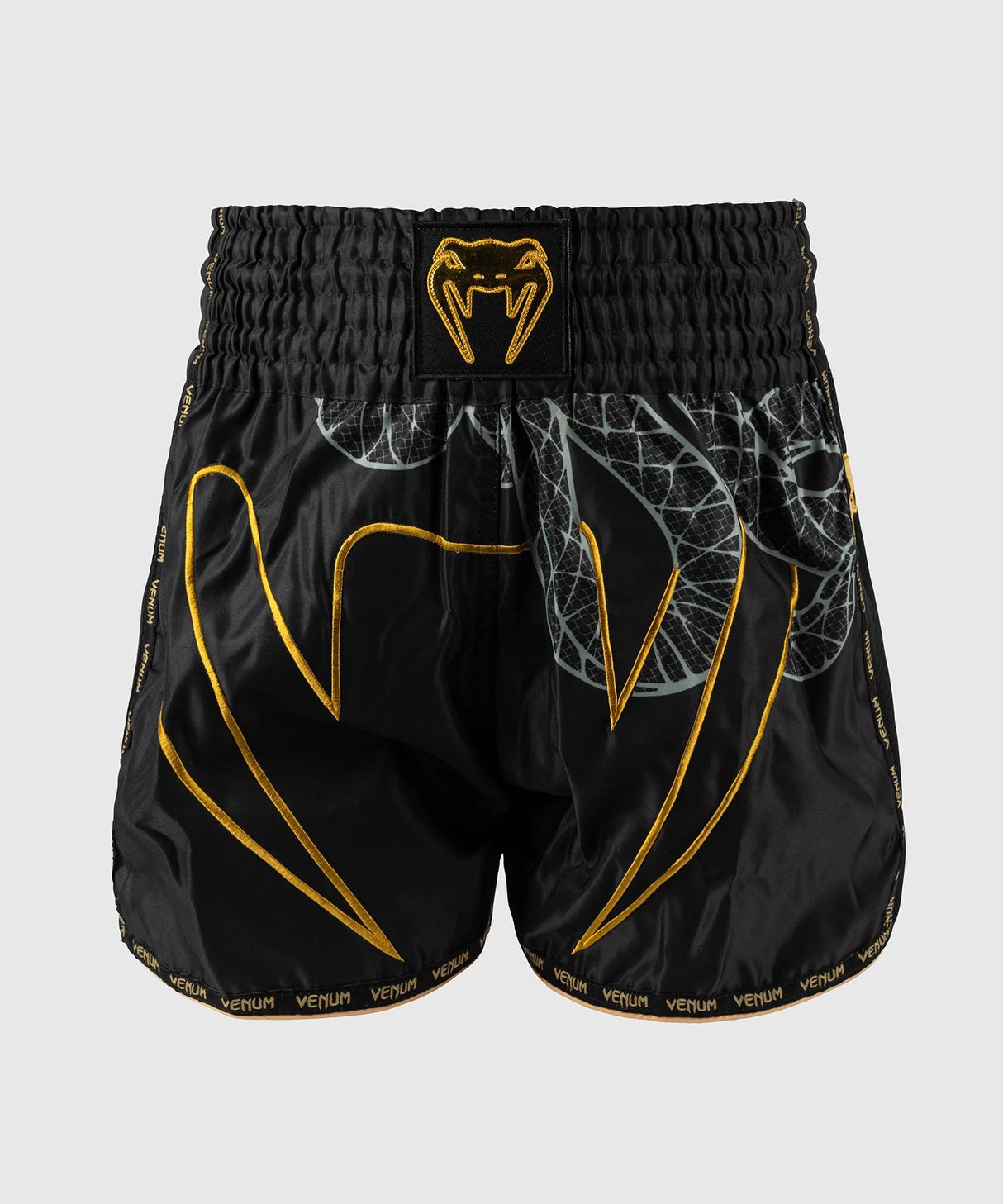 Kraťasy Venum Serpenti Muay Thai - černá/zlatá, VENUM-05753-109