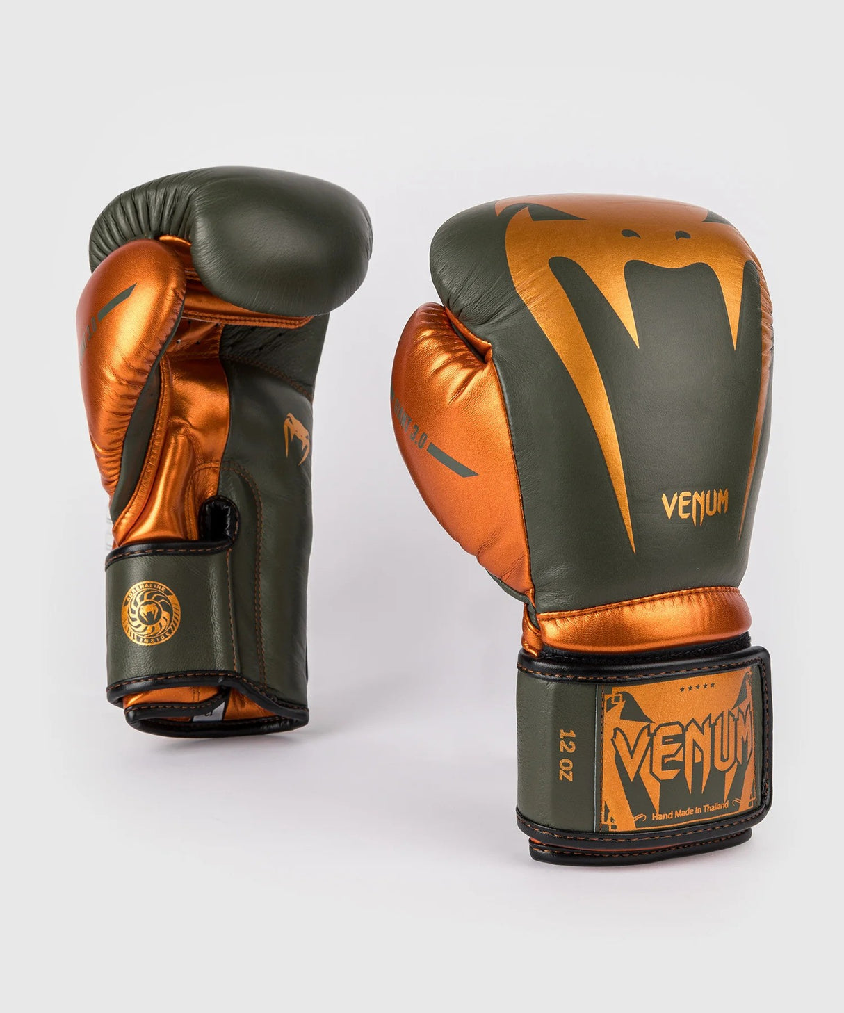 Venum boxerské rukavice Giant 3.0 - khaki/bronz, VENUM-2055-590