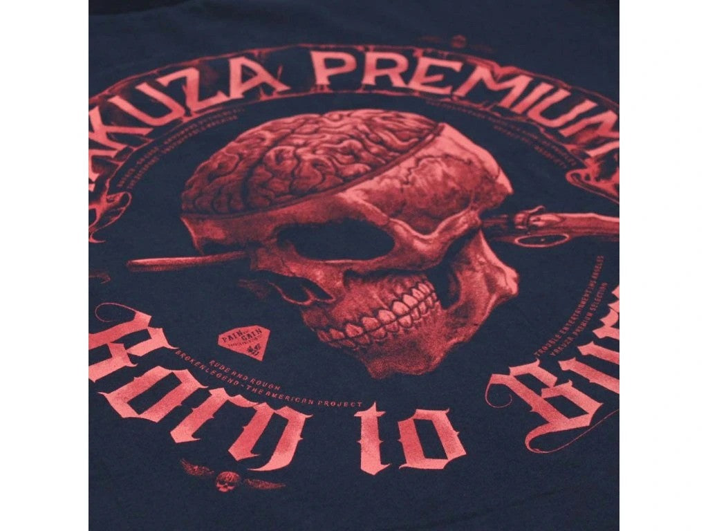 Pánské triko Yakuza Premium - tmavě modrá, YPS-4006