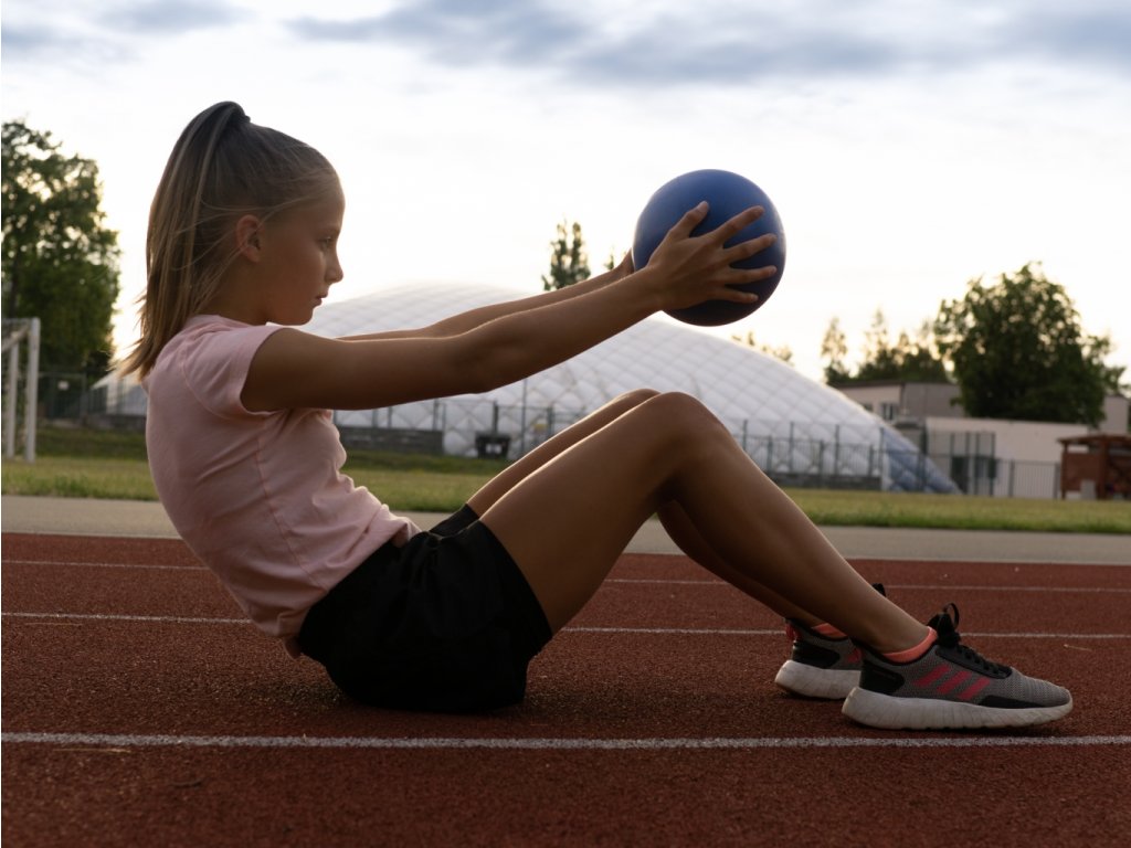 Profesionální Cvičební míč 25cm - růžová, OVER-B-PIN