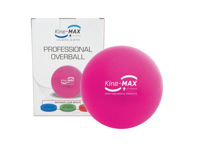 Profesionální Cvičební míč 25cm - růžová, OVER-B-PIN