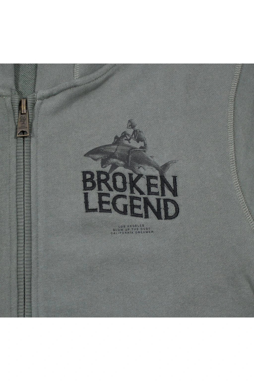 Mikina Yakuza Premium - šedo/olivová, BL211