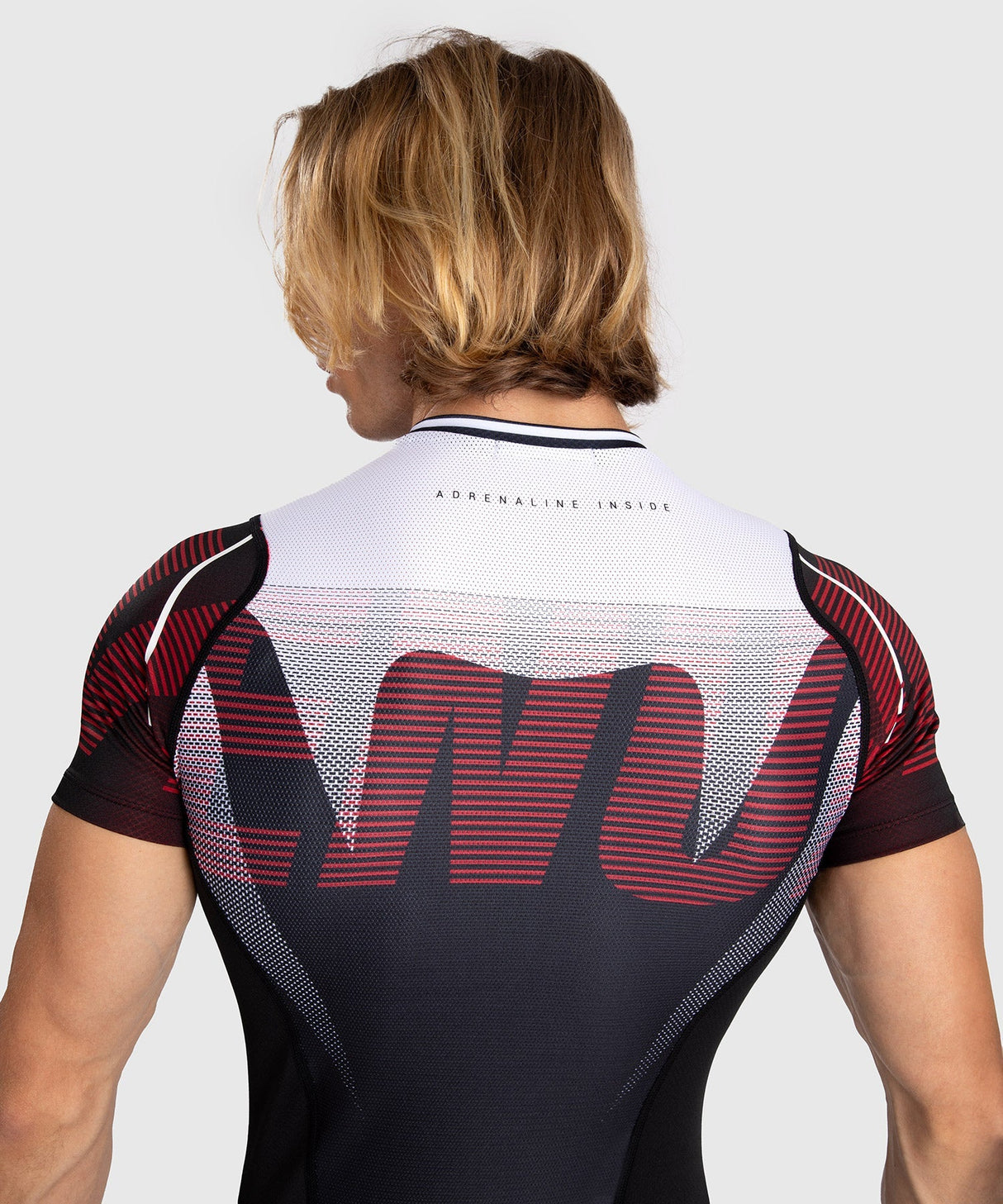 Venum rashguard s krátkým rukávem Adrenaline - černá/červená, VENUM-05176-100