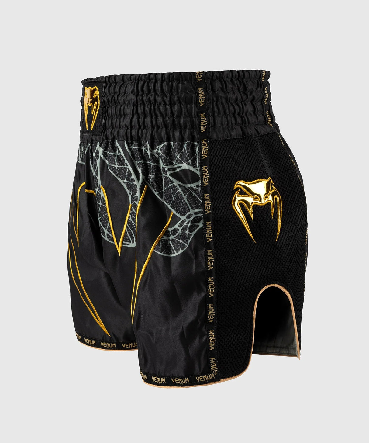 Kraťasy Venum Serpenti Muay Thai - černá/zlatá, VENUM-05753-109