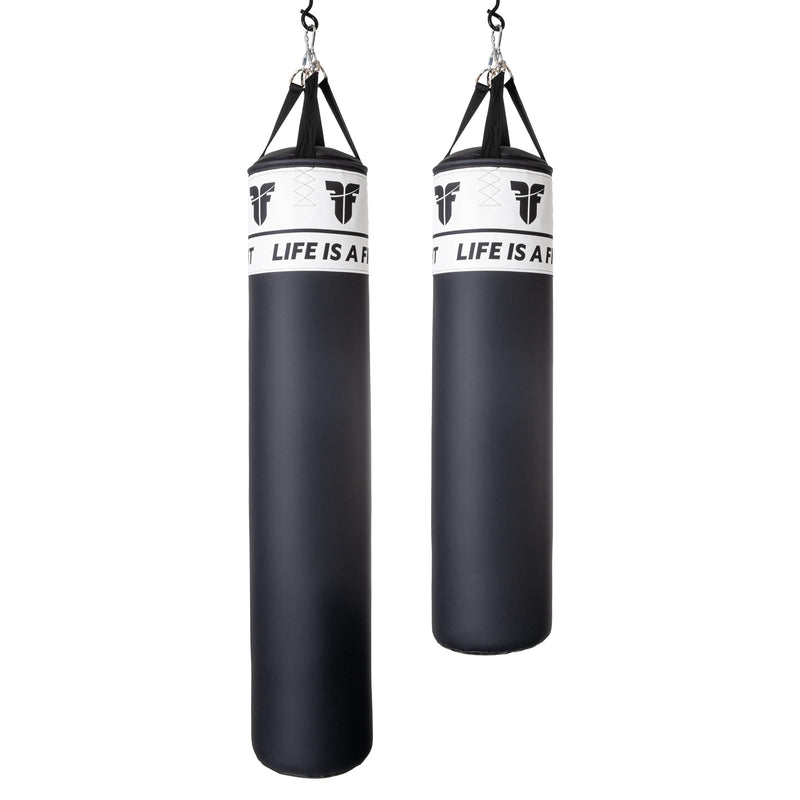 Fighter boxerský pytel Fitness 120 a 150cm, černá/bílá