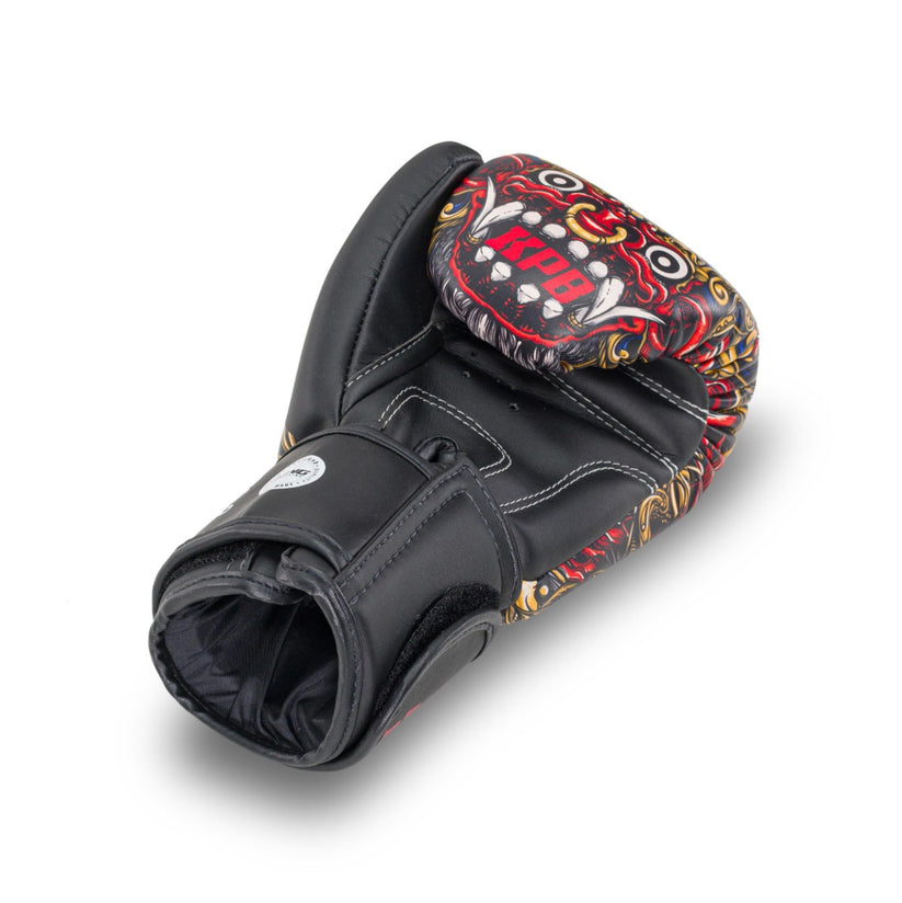 King Pro Boxing boxerské rukavice Baron - černá/barevná, KPB/BG BARON