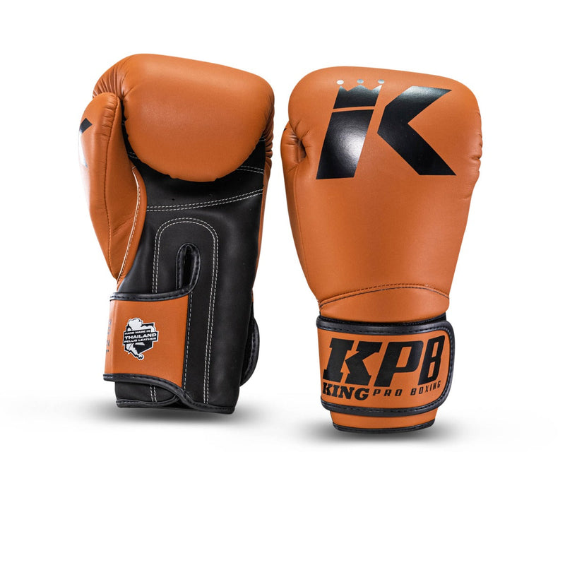 King Pro Boxing boxerské rukavice Pellis - hnědá, KPB/BGK-3