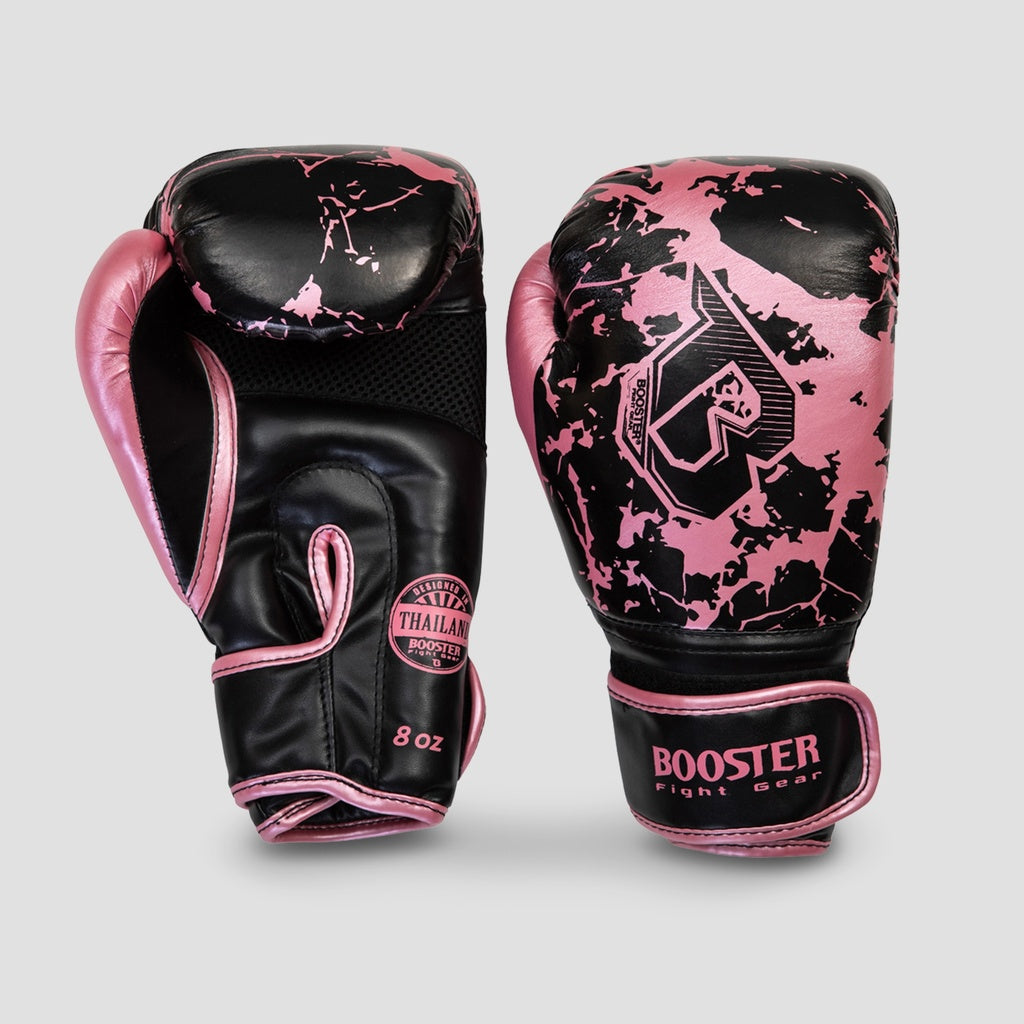Dětské boxerské rukavice BOOSTER, růžová/černá