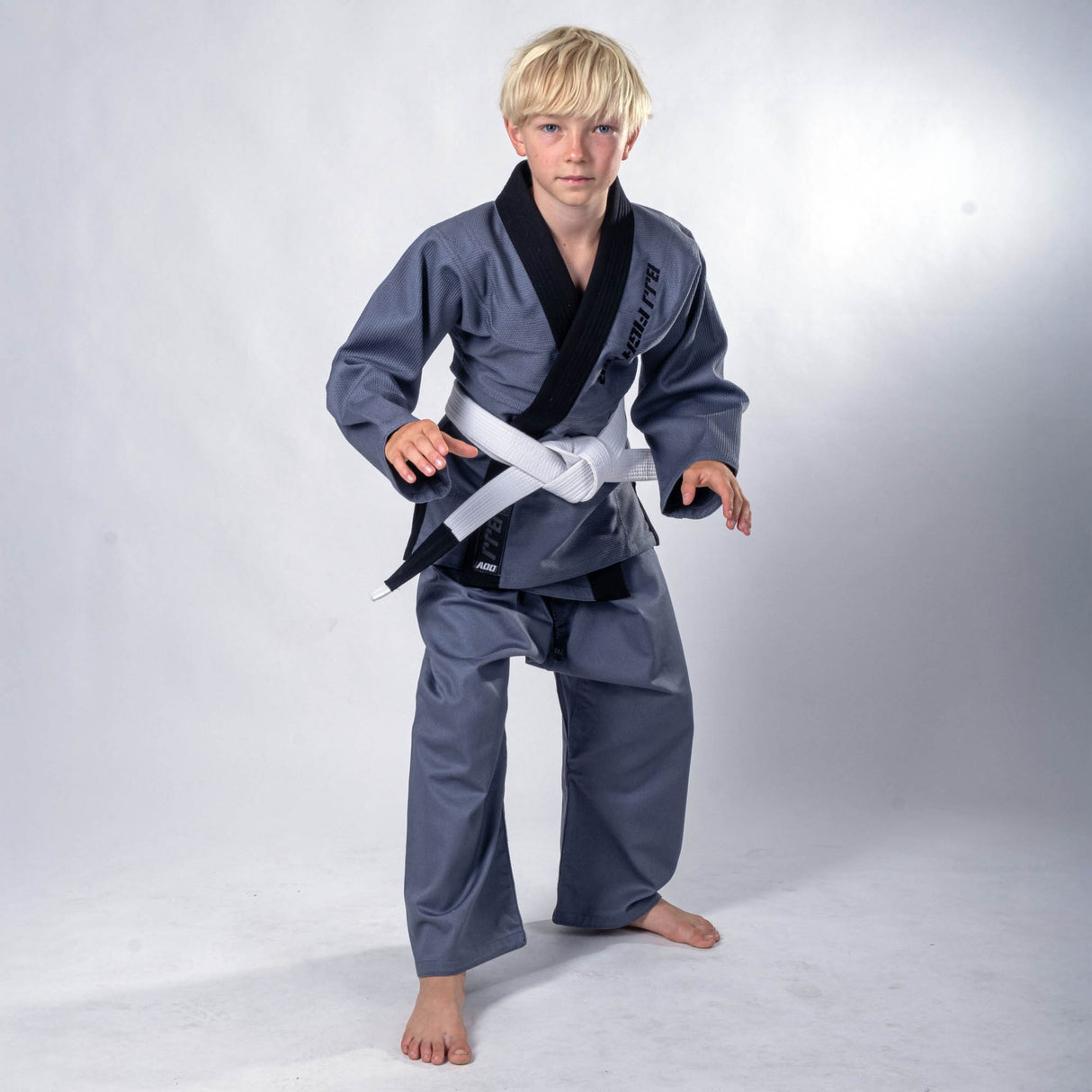 Fighter BJJ kimono - šedá, BJJU-0902