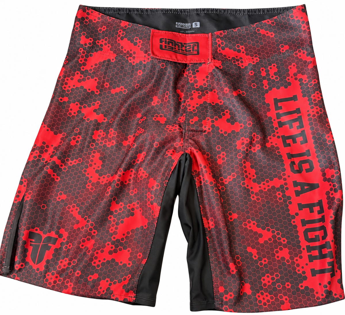 POŠKOZENÉ : MMA trenky Honey camo - červená, FSHM-16