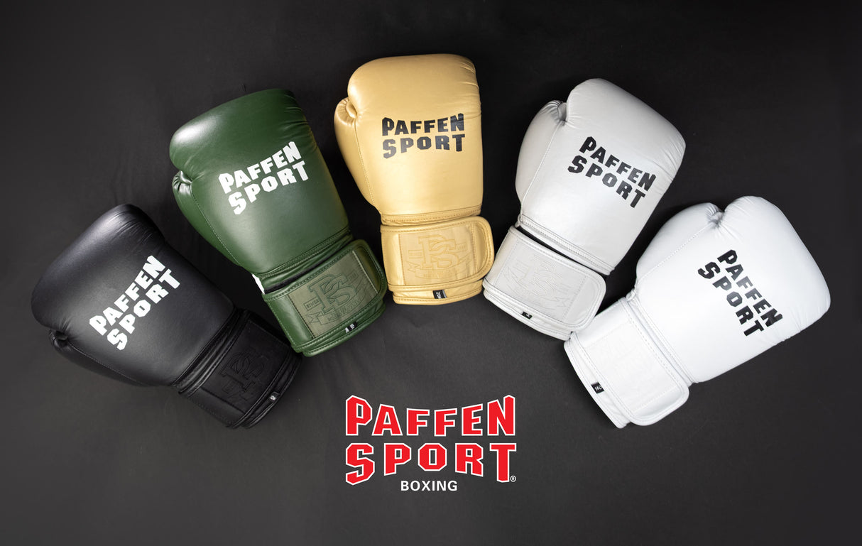 Paffen Sport „PRO KLETT“ Tréninkové boxerské rukavice - olivová/bílá, 2113560