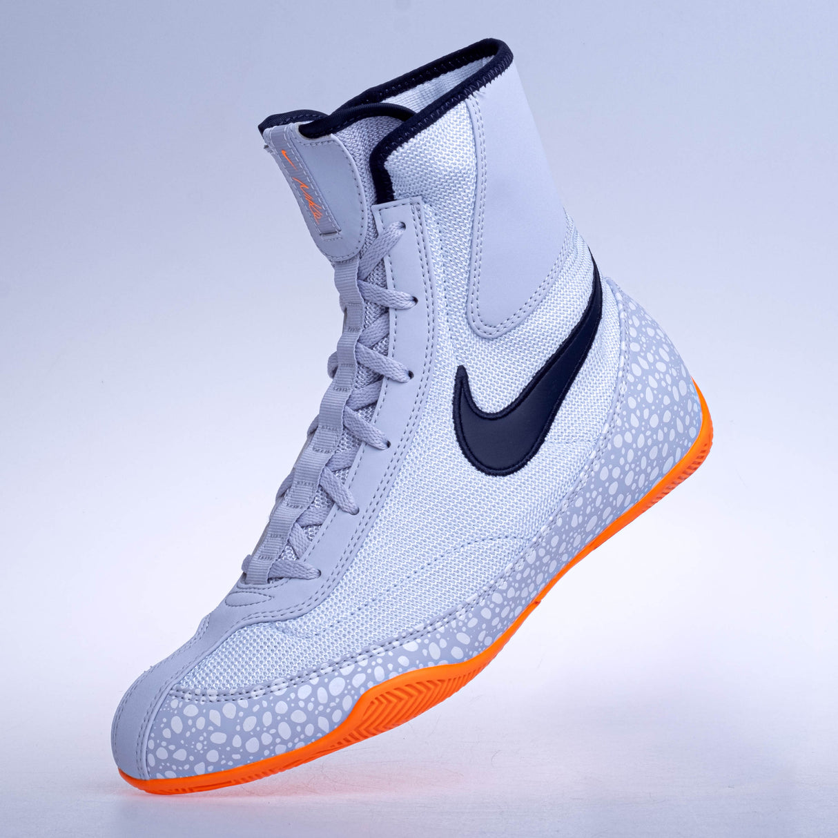 Boxerská obuv Nike Machomai SE - šedá/oranžová, DJ4472900
