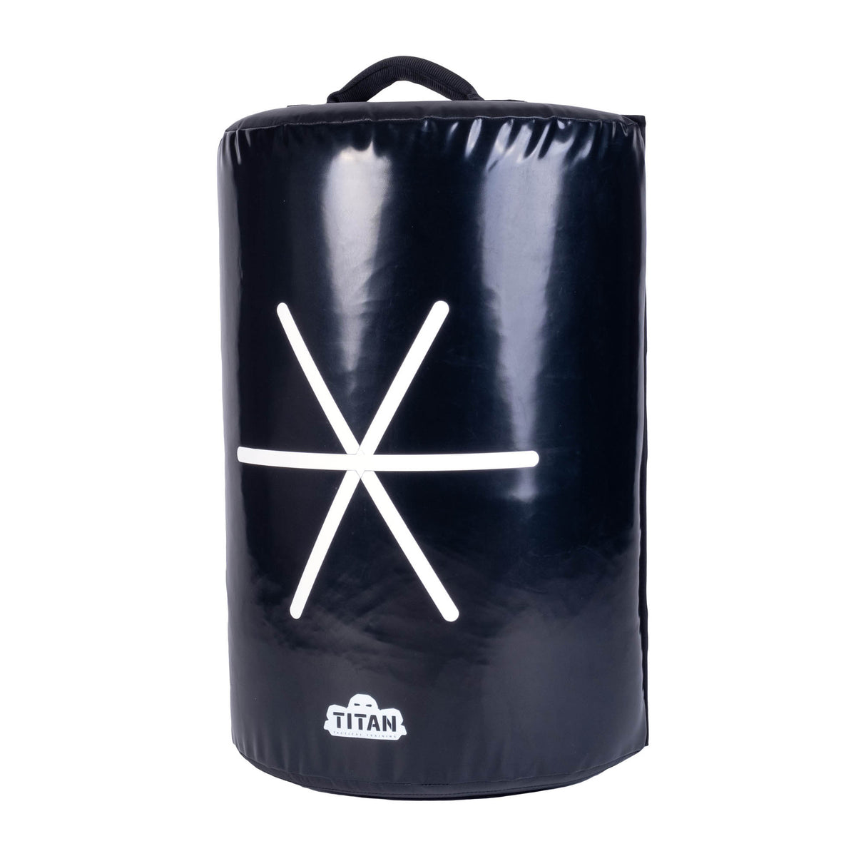 Půlkulatý štít TITAN pro obušek 2v1 - SCUTUM - černá