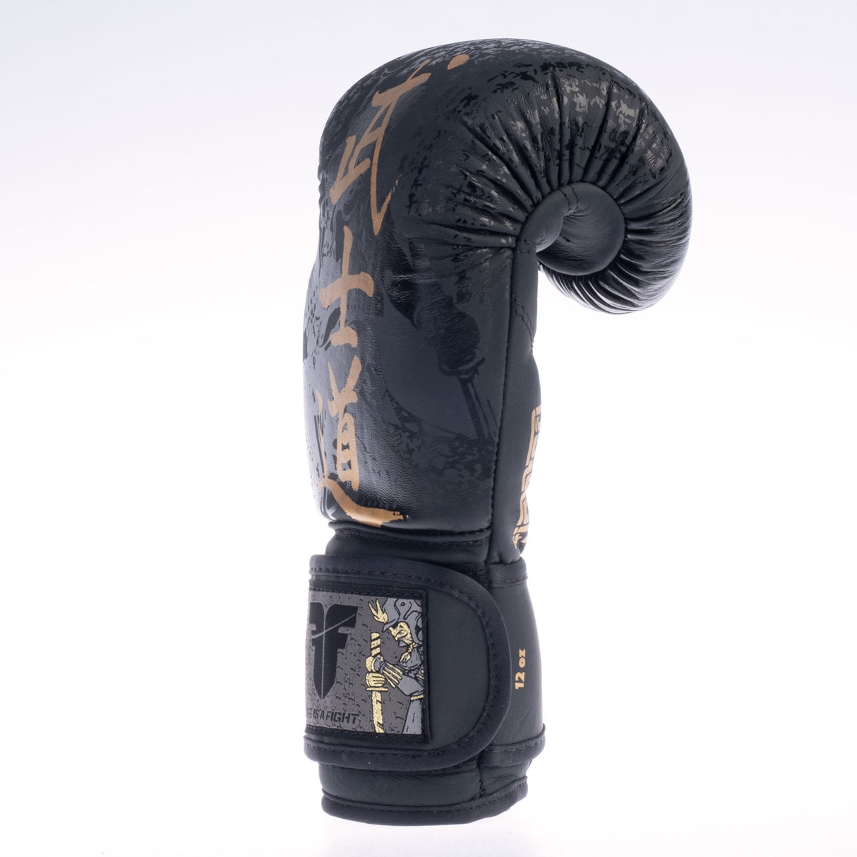 Boxerské rukavice Fighter Samurai - černá/zlatá, FBG-006-SBK