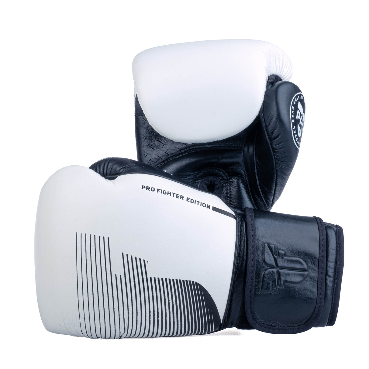 Boxerské rukavice Fighter Pro - bílá, FBG-PRO-001