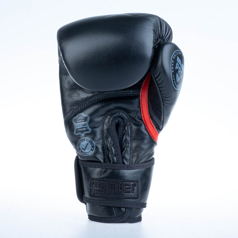 Boxerské rukavice Fighter Pro - černá, FBG-PRO-002