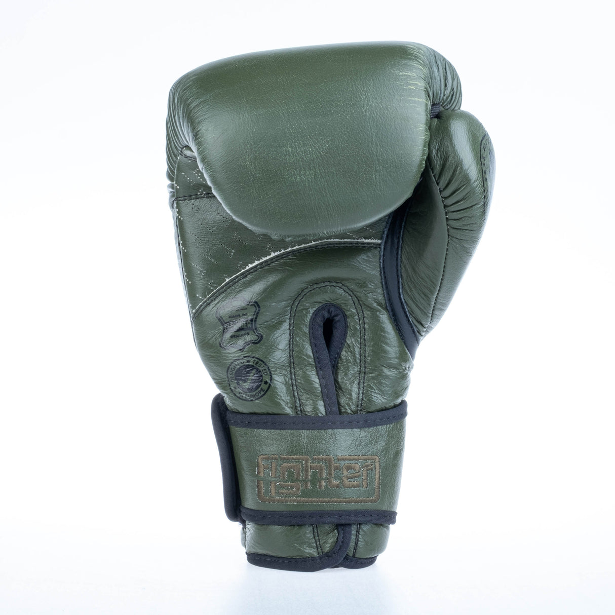 Boxerské rukavice Fighter Pro - khaki, FBG-PRO-004