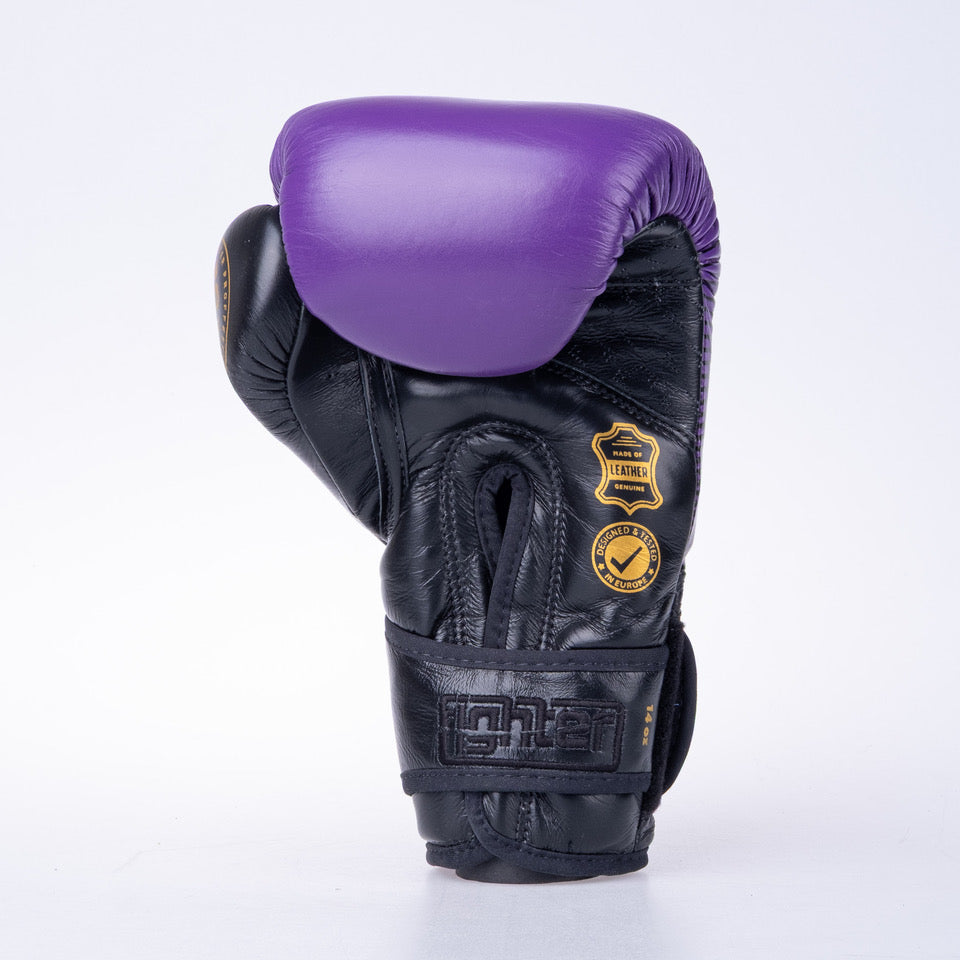 Boxerské rukavice Fighter Pro - fialová/černá, FBG-PRO-006