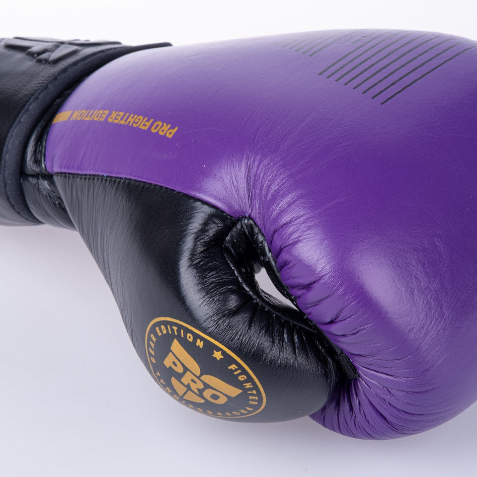 Boxerské rukavice Fighter Pro - fialová/černá, FBG-PRO-006