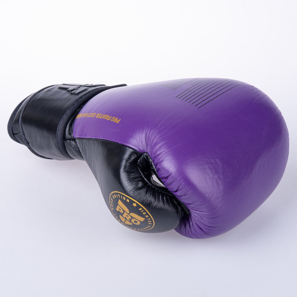 Boxerské rukavice Fighter Pro - fialová/černá, FBG-PRO-006