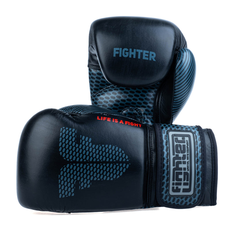 Boxerské rukavice Fighter Training - černá, FBG-TRN-002