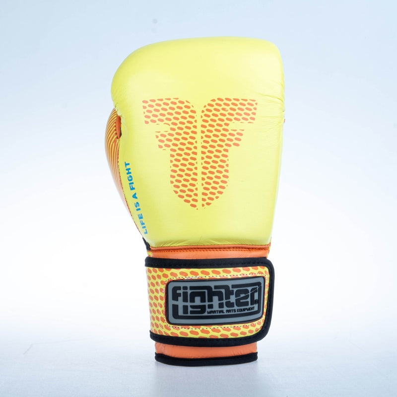 Boxerské rukavice Fighter Training - žlutá/oranžová, FBG-TRN-004