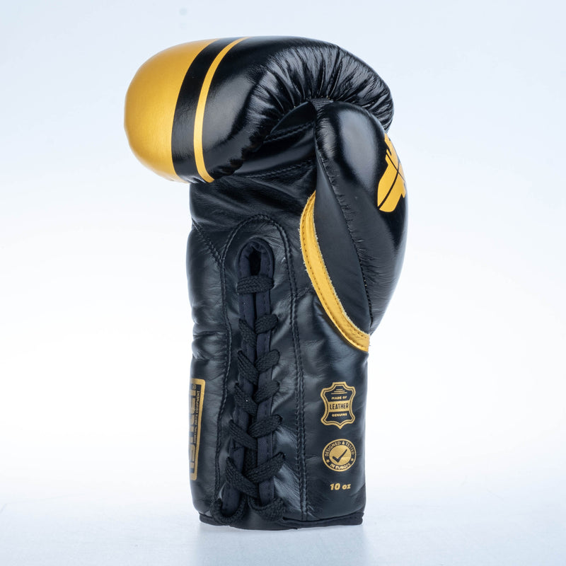 Boxerské rukavice Fighter Competition - černá/zlatá, FBGF-002GL