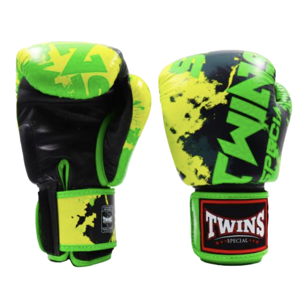 Boxerské rukavice Twins Fantasy - Candy Green, FBGVL-3