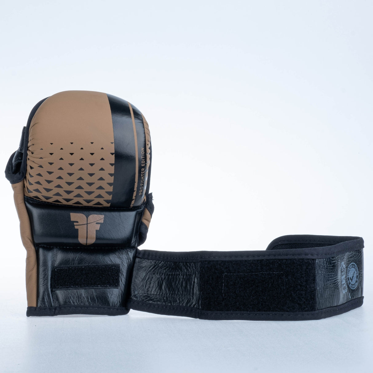 Fighter MMA rukavice Pro - černá/hnědá, FMGL-PRO-001