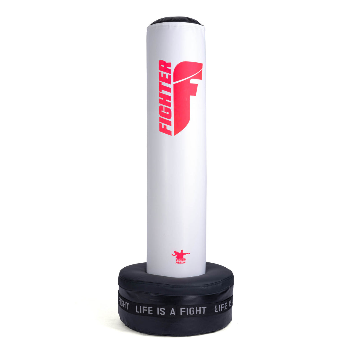 Volně stojící pytel Fighter Young - bílá/růžová