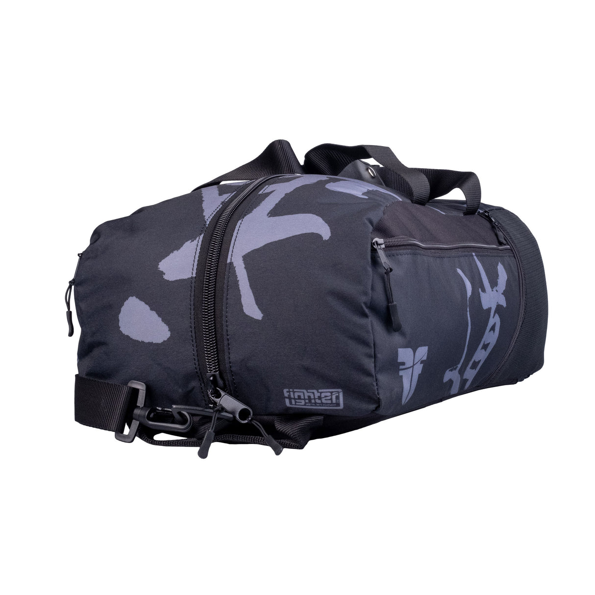 Sportovní taška Fighter Bushido - černá/šedá, FTS-14-BSD-BK