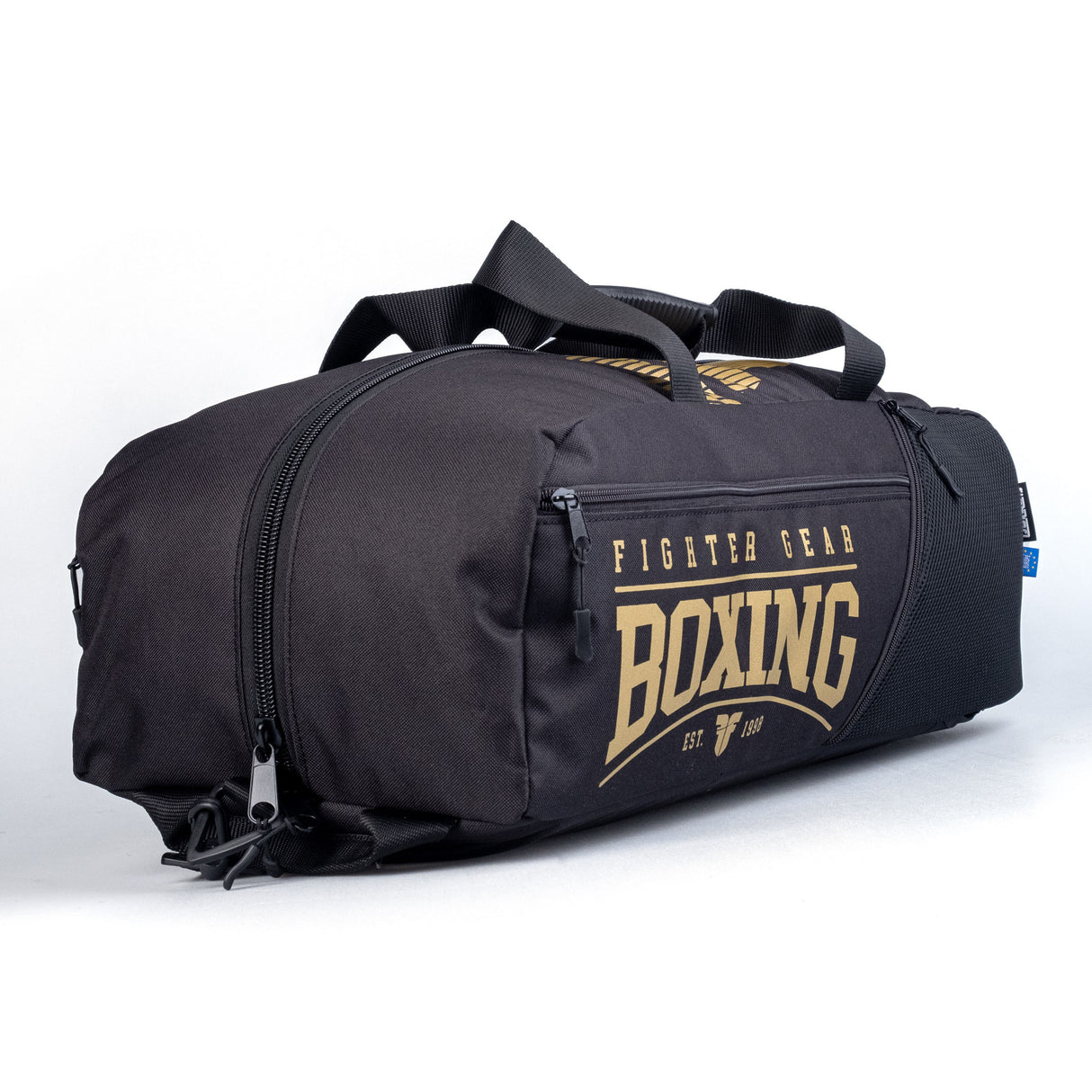 Sportovní taška Fighter Boxing - černá/zlatá, FTS-14-BX