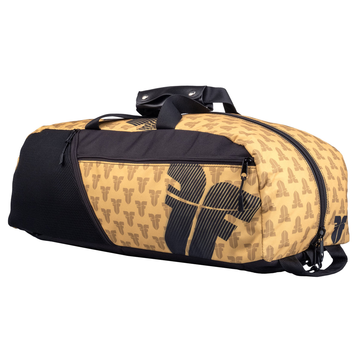 Sportovní taška Fighter - zlaté logo, FTS-15-FLG-GD