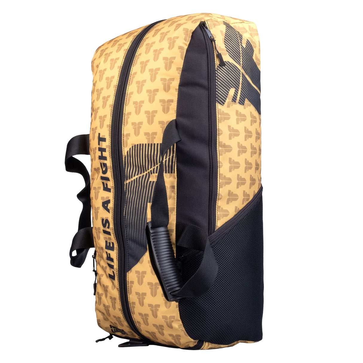 Sportovní taška Fighter - zlaté logo, FTS-15-FLG-GD