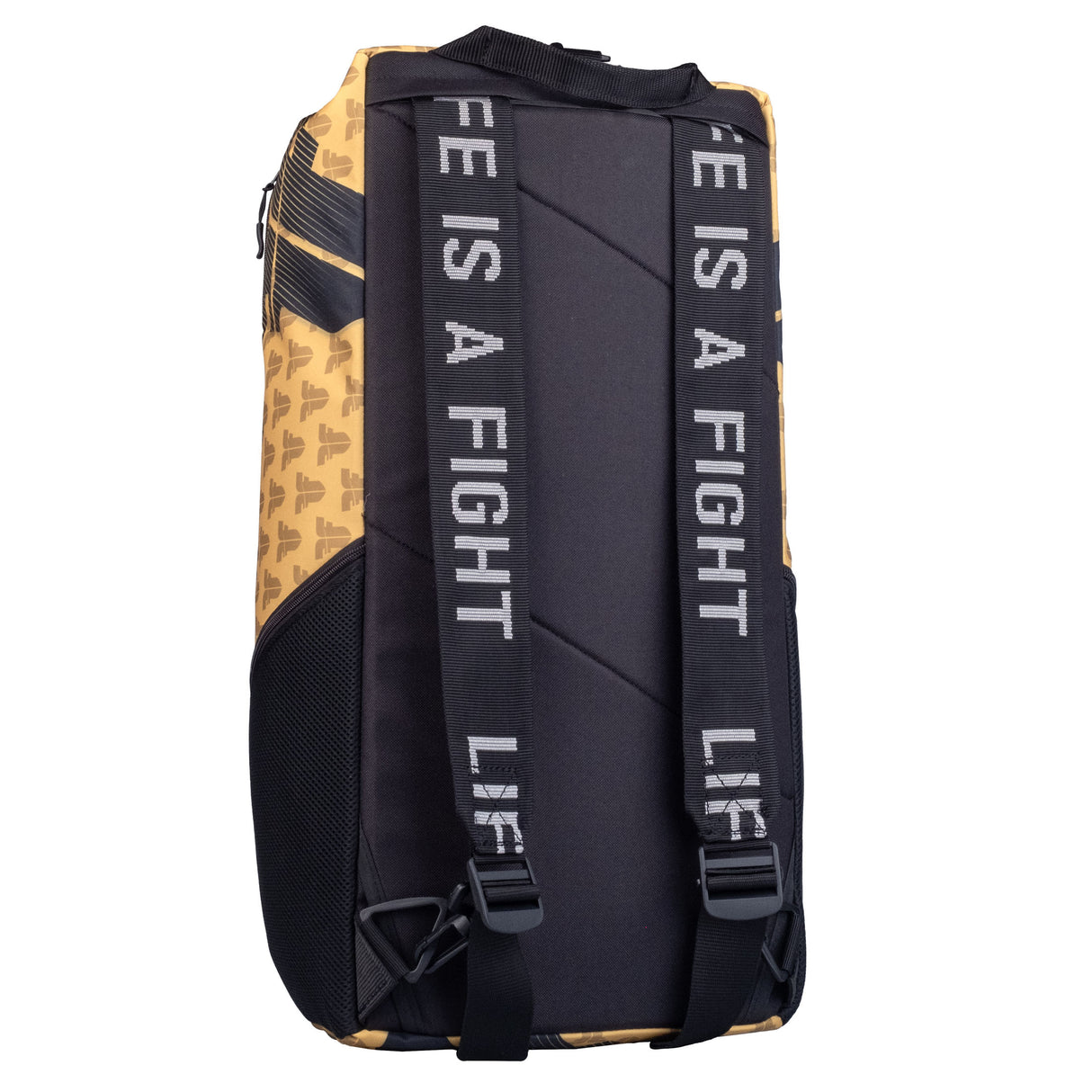 Sportovní taška Fighter - zlaté logo, FTS-15-FLG-GD