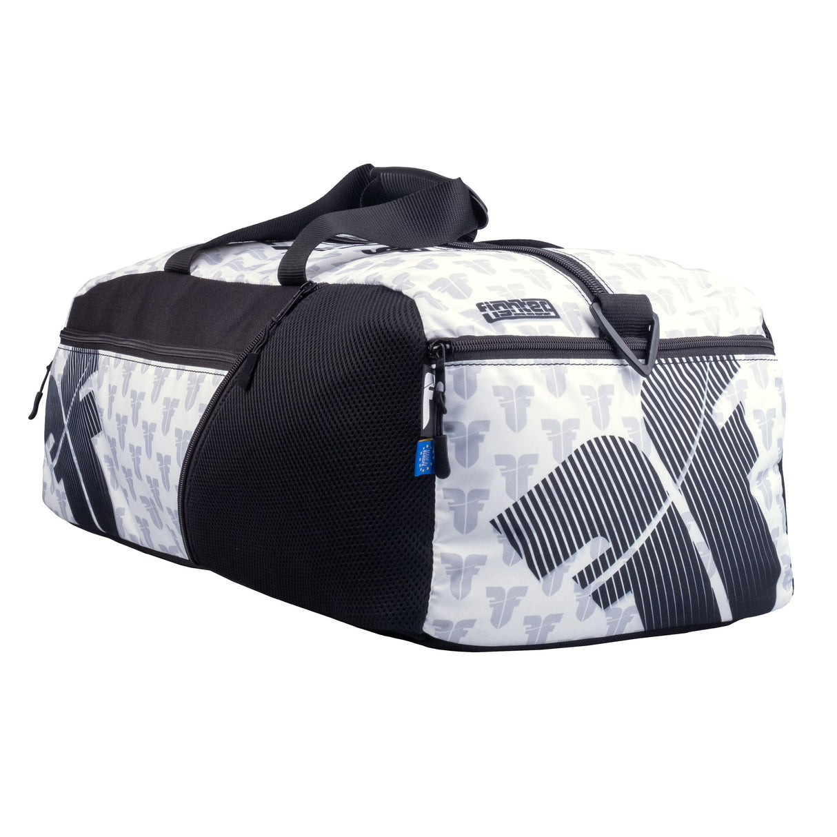 Sportovní taška Fighter - bílé logo, FTS-15-FLG-WH