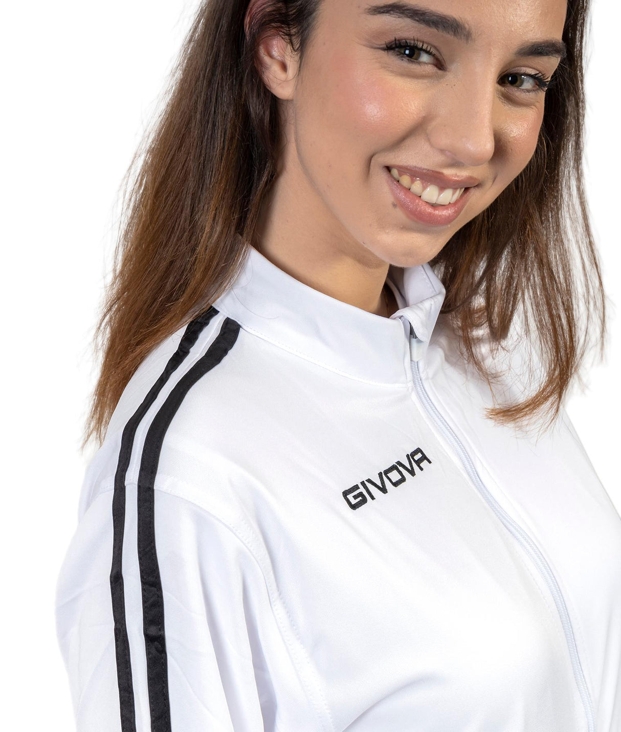 Tepláková souprava Givova Revolution Summer - bílá/černá, TR033S-0310