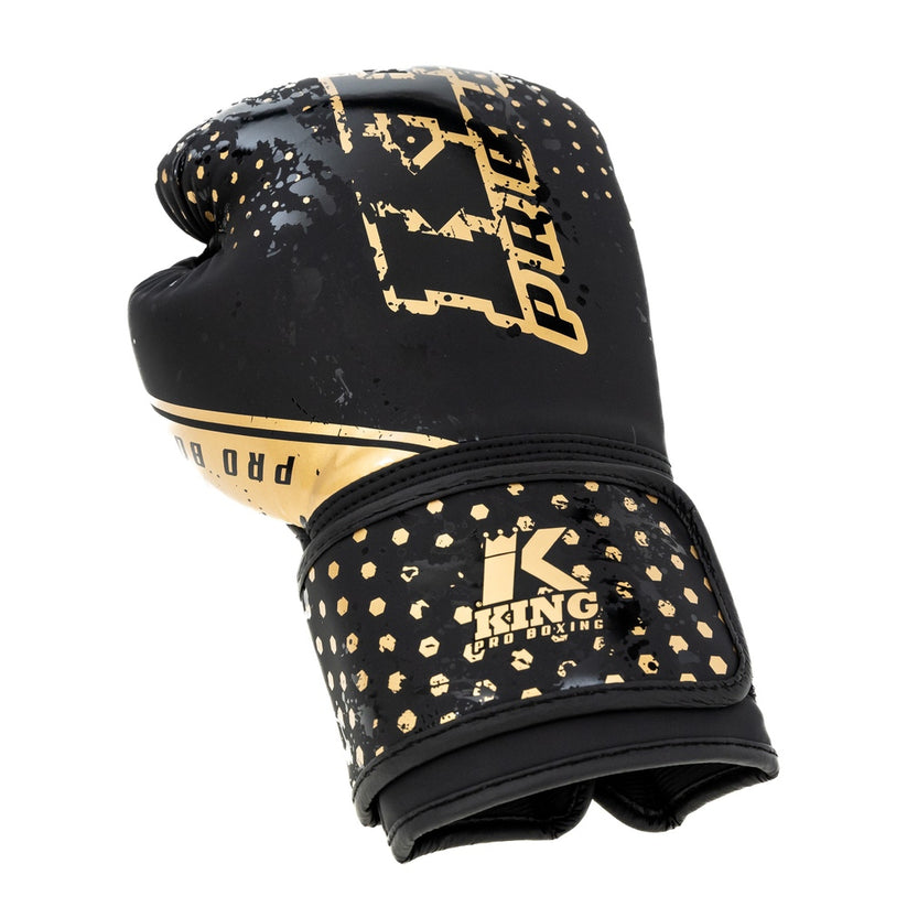King Pro Boxing boxerské rukavice Hexagon 2 - černá, KPB/BG Hexagon 2