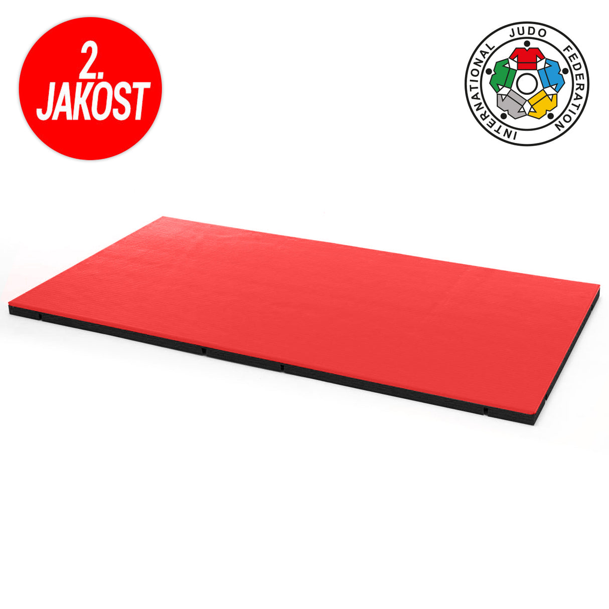 II.jakost Trocellen judo tatami I-TIS Judo IJF 2x1 m - červená - 5cm, 85266001-R