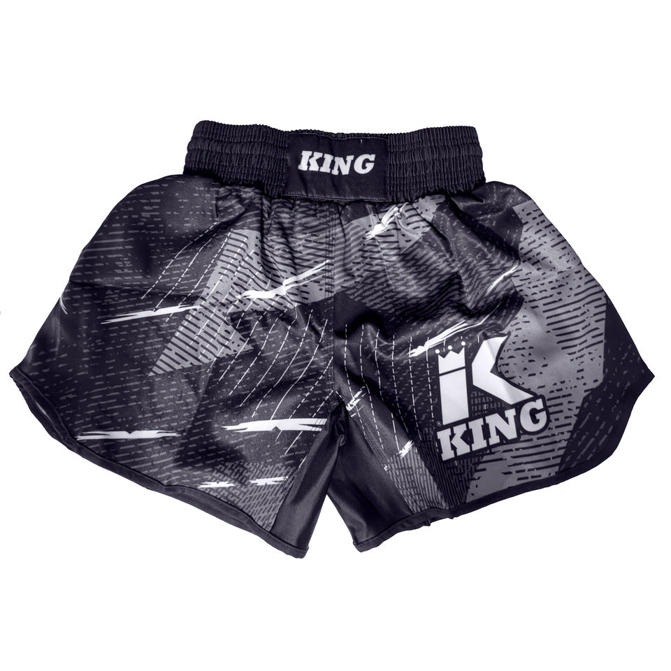 King Shadow MMA šortky - černá/šedá