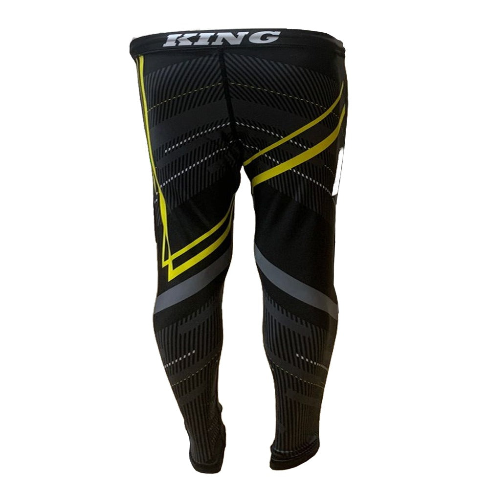 Kompresní kalhoty KING Blade - černá/neon