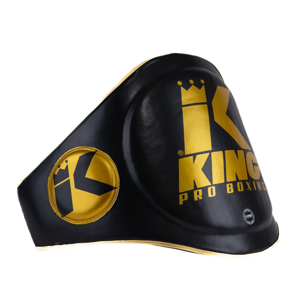 King Pro Boxing tréninkový pás pro trenéry, černá/zlatá, KPB-BP